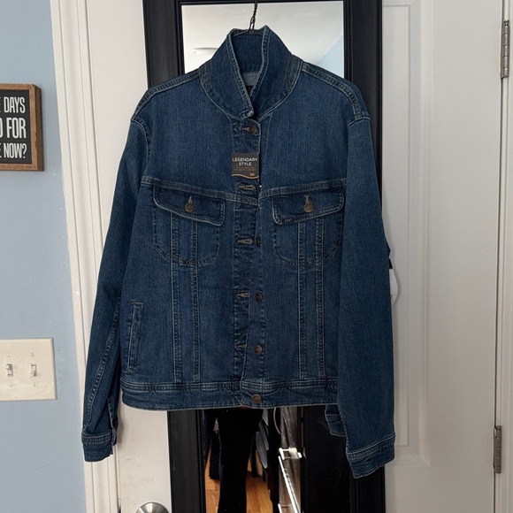 Legendary Whitetails Dark Blue Denim Jacket - Picture 1 of 3